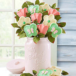 Collector's Edition Cookie Jar with Cookie Bouquet