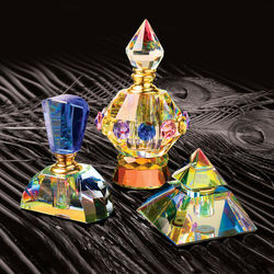 Crystal Carousel Perfume Bottle