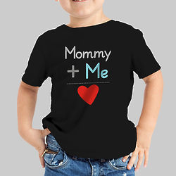 Personalized Plus Me Kid's Valentine T-Shirt