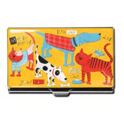 Personalized Cats & Dogs Business Card Case