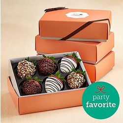 Four Half Dozen Chocolate Covered Strawberries Gift Boxes