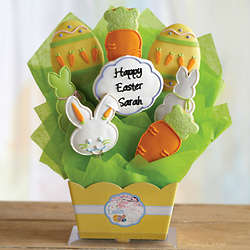 Personalized Easter Cookie Bouquet