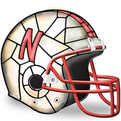 University of Nebraska Huskers Football Helmet Lamp