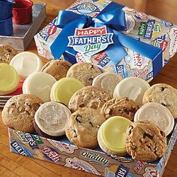 12 Assorted Cookies in Happy Father's Day Gift Box