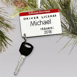Personalized Drivers License Christmas Ornament