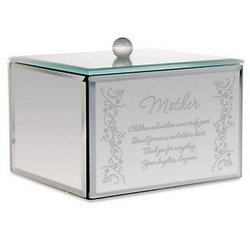 Personalized Mirror Trinket Box for Mom