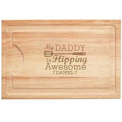 Personalized Flipping Awesome BBQ Cutting Board