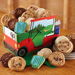 Father's Day Cookies in Golf Cart Gift Box
