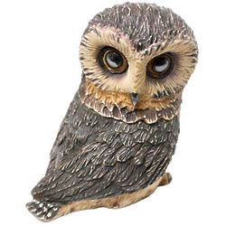 2" Saw-Whet Owl Trinket Box