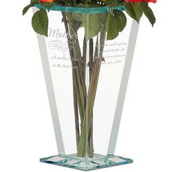 Mothers Love Personalized Glass Vase