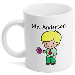Teacher's Personalized Custom Character Coffee Mug
