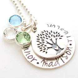 Mother's Tree of Love Personalized Necklace
