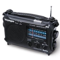 4-Way Powered Emergency Weather Radio with Cell Phone Charger