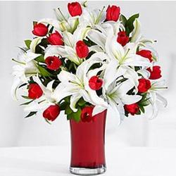 Deluxe Always & Forever with Cherry Vase & Customizable E-Card