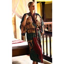Women's Russet Hills Batik Robe