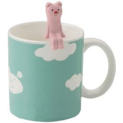Pig in the Clouds Mug and Spoon Set