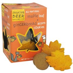 Maple Leaf and Gingerbread Acorn Cookies