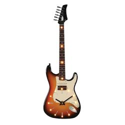 LED Lighted Electric Guitar Clock