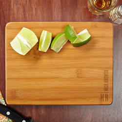 Calvin Etched Bamboo Cutting Board