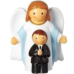 Boy First Communicant & Guardian Angel Statue