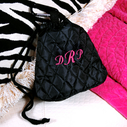 Personalized Quilted Carrying Pouch
