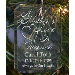 Memories of Mom Personalized Ornament
