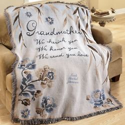 Personalized Grandmother Throw