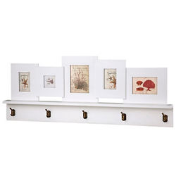 Picture Frame Shelf with Hooks