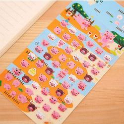 Puffy Pig Stickers