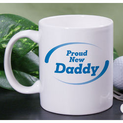 Proud New Dad Custom Printed Coffee Mug