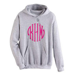 Monogrammed Hooded Sweatshirt - FindGift.com