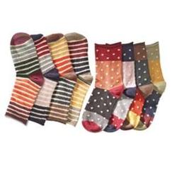 Mix & Match Dots and Stripes Socks