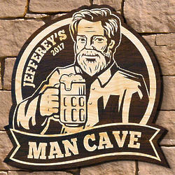 Burly Bar Personalized Man Cave Sign