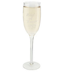 Maid of Honor Wedding Champagne Flute