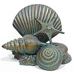 Sea Shell Cluster Garden Sculpture