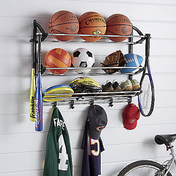 Sports Equipment Organizing Rack