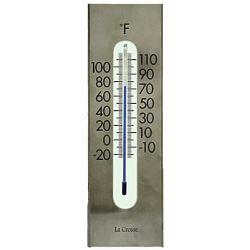 Classic Analog Stainless Steel Thermometer
