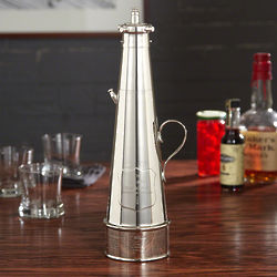 Thirst Extinguisher Silver-Plated Cocktail Shaker
