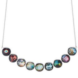 9 Nebula Rainbow Bib Necklace