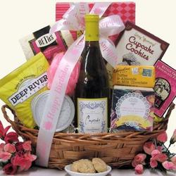 Have a Scrumptious Birthday Wine Gift Basket