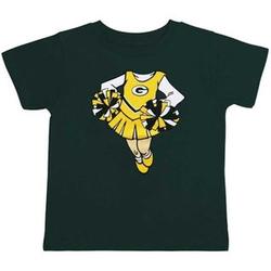 Toddler's Green Bay Packers Cheerleader Dreams T-Shirt