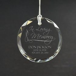 In Memory of Personalized Ornament