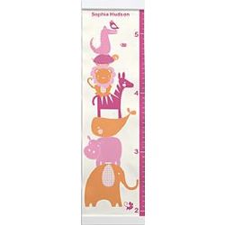 Animals Personalized Growth Chart