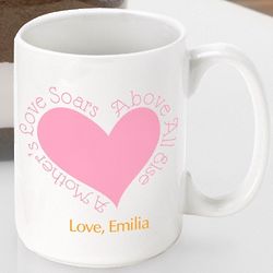 Mom Above All Else Personalized Coffee Mug