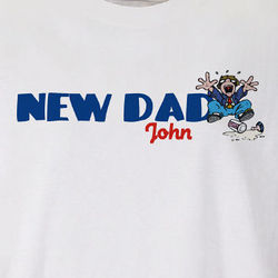 New Dad Personalized T-Shirt