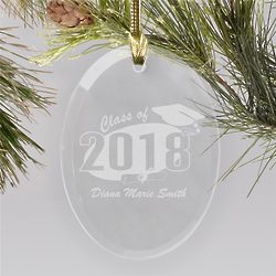 Graduate's Class of Personalized Christmas Ornament