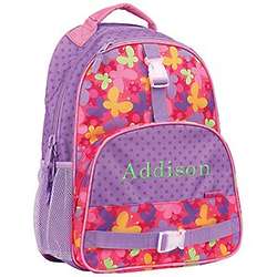 Embroidered Girls Butterfly Backpack