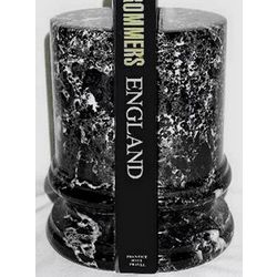 Black & White Marble Bookends
