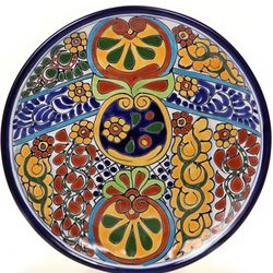 Mexican Talavera 12" Decorative Plate