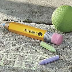 Giant Sidewalk Chalk Pencil